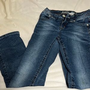 Girls Justice jeans Boot cut size 10